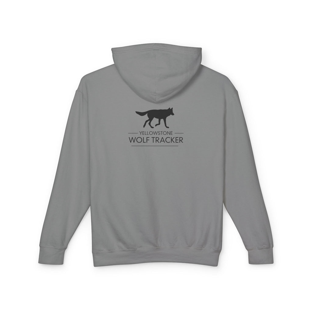 Wolf Mountain Hoodie — Yellowstone Wolf Tracker Scenic Graphic Hooded Sweatshirt