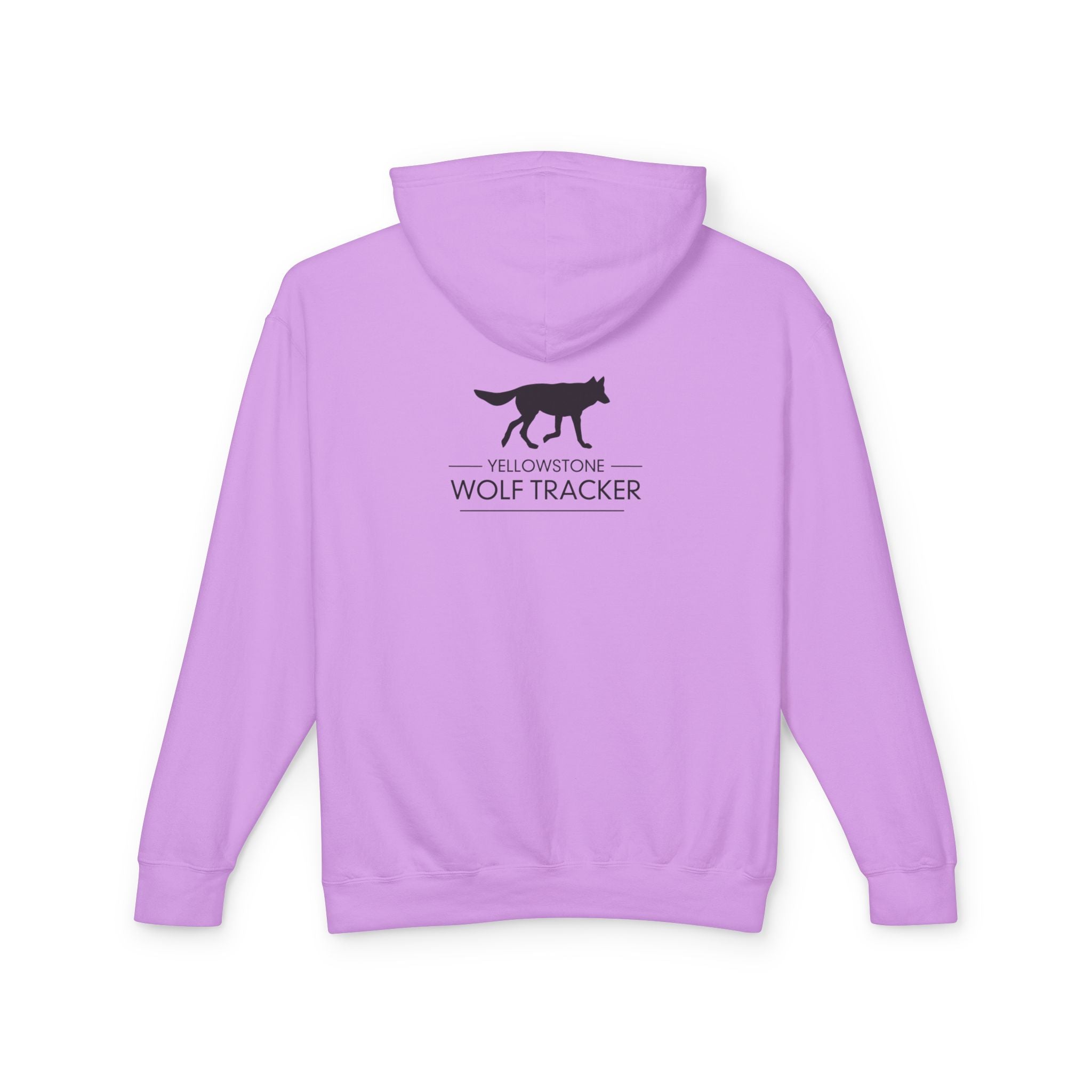 Wolf Mountain Hoodie — Yellowstone Wolf Tracker Scenic Graphic Hooded Sweatshirt