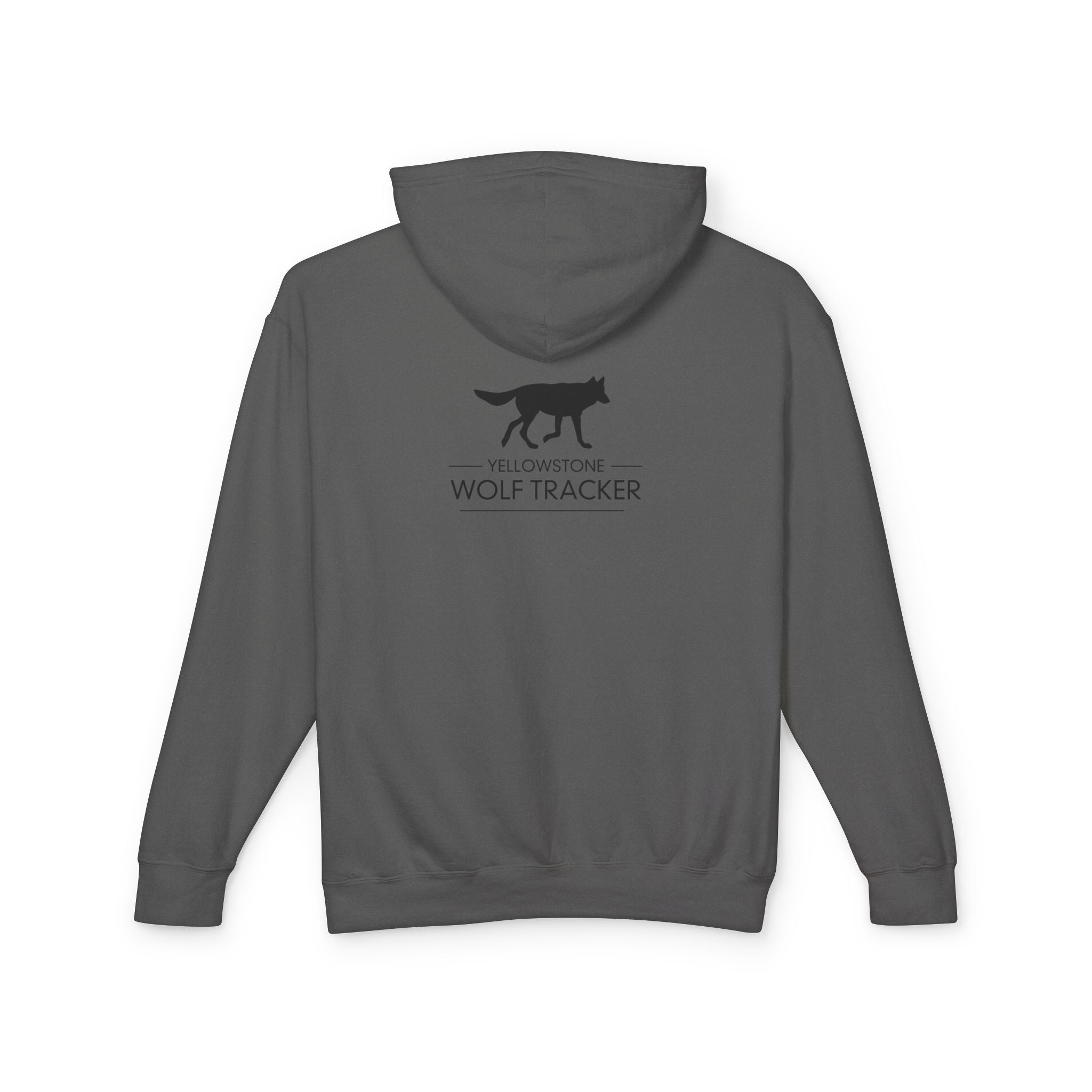 Wolf Mountain Hoodie — Yellowstone Wolf Tracker Scenic Graphic Hooded Sweatshirt