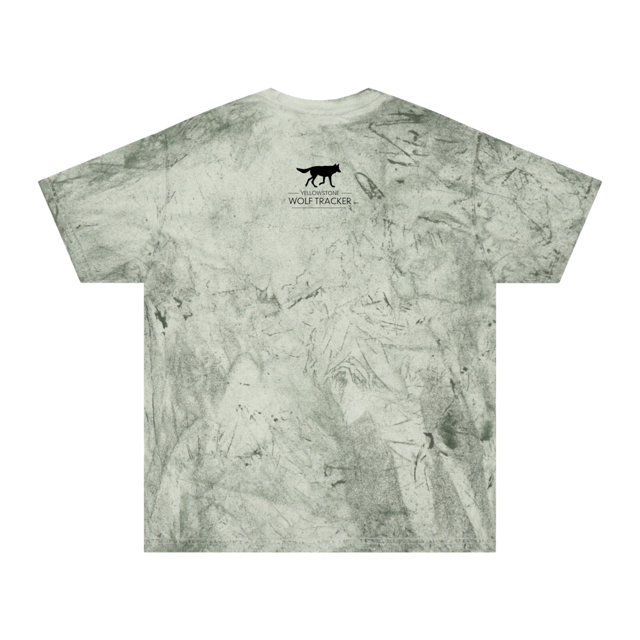Howling Wolf Graphic T‑Shirt – Rustic Wolf Tracker Tee