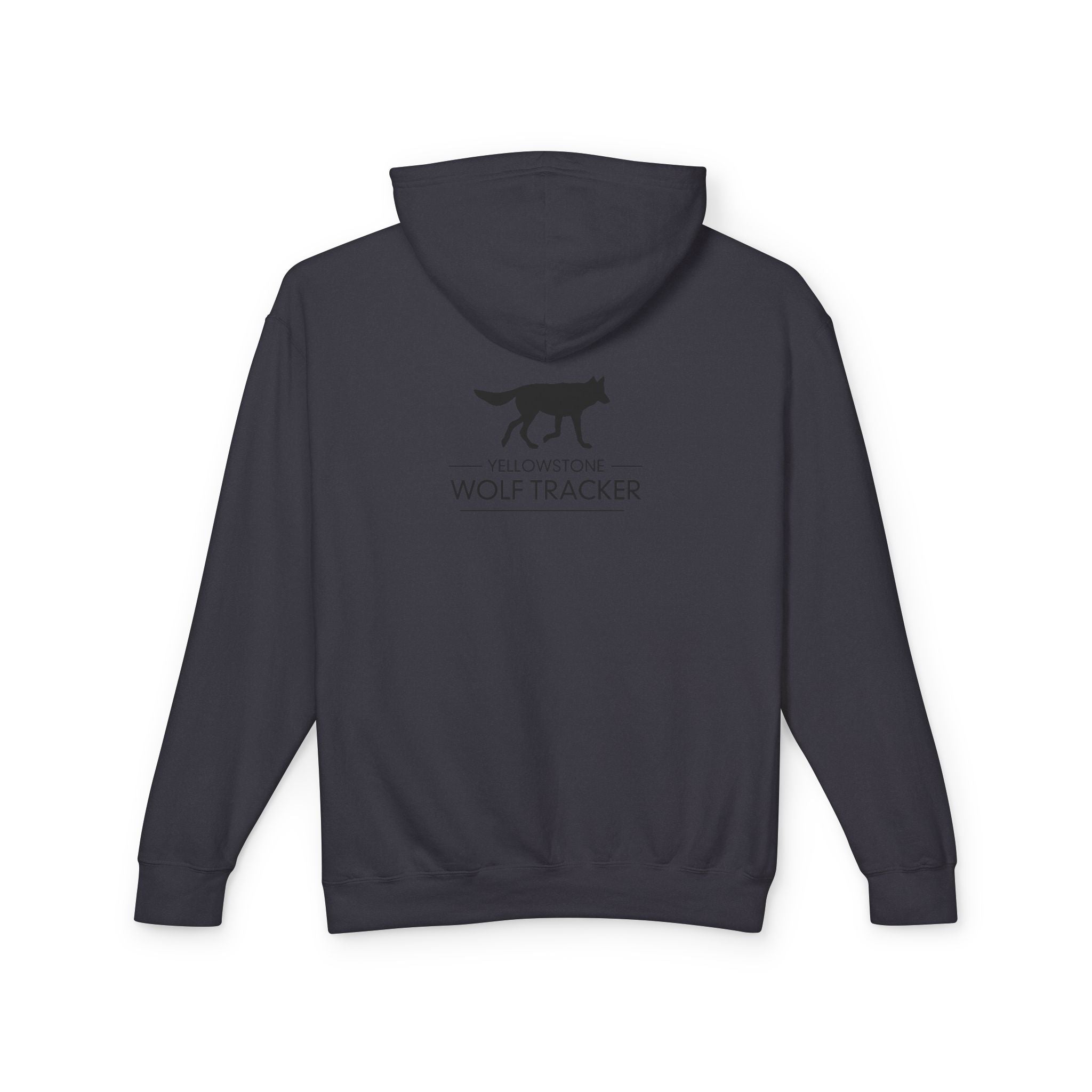 Wolf Mountain Hoodie — Yellowstone Wolf Tracker Scenic Graphic Hooded Sweatshirt