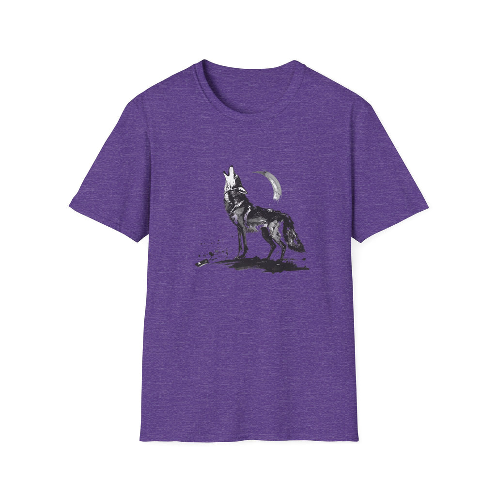 Howling Wolf Graphic T-Shirt — Moon & Wolf Artwork