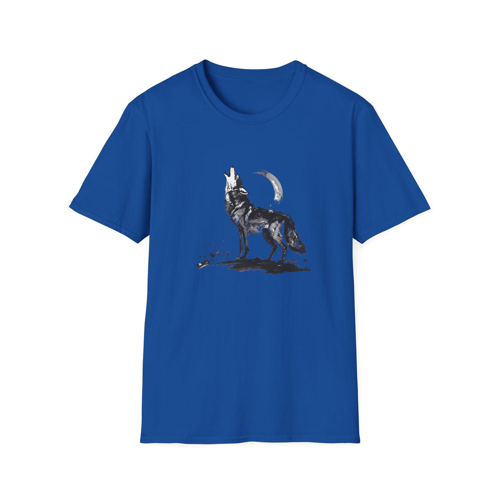 Howling Wolf Graphic T-Shirt — Moon & Wolf Artwork