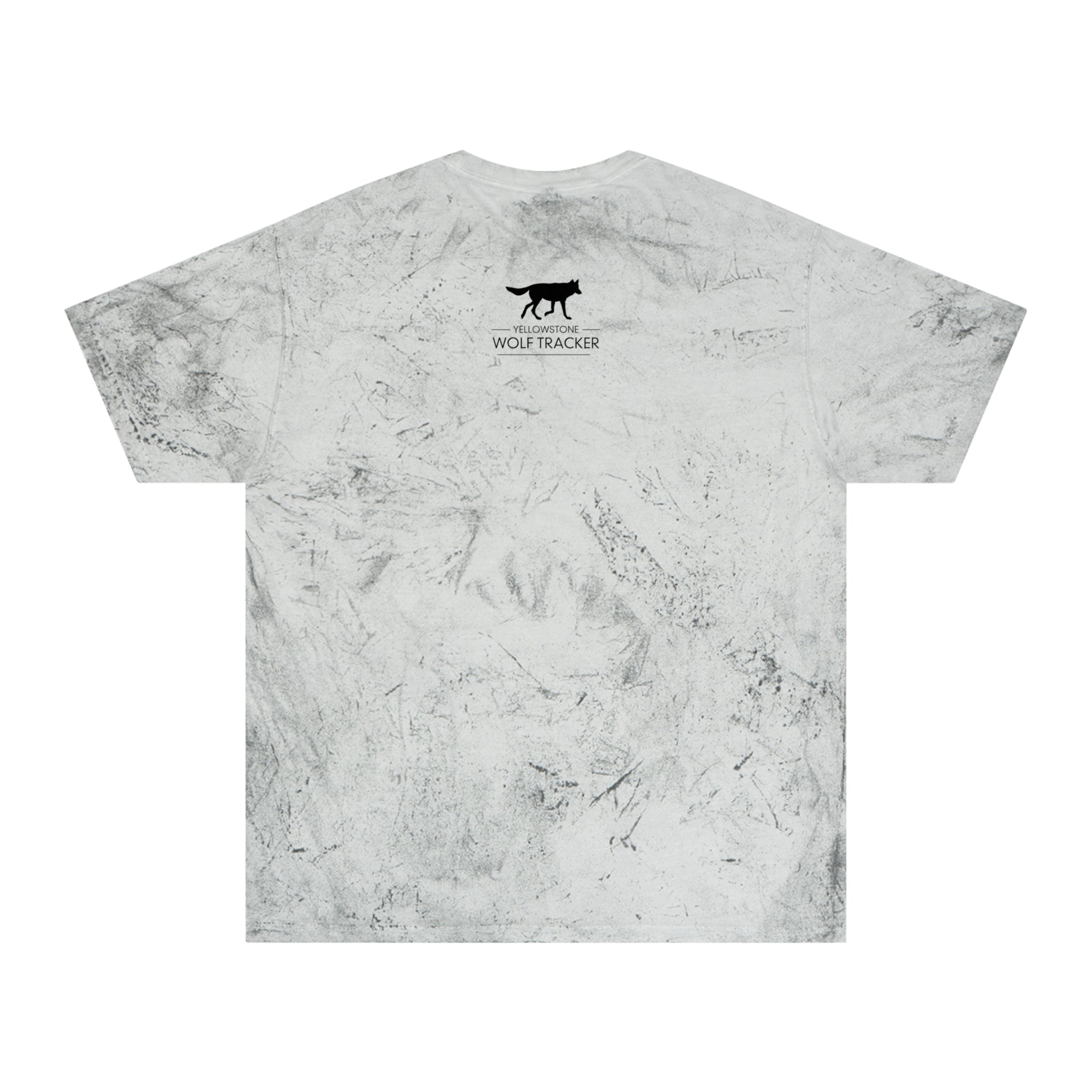 Howling Wolf Graphic T‑Shirt – Rustic Wolf Tracker Tee