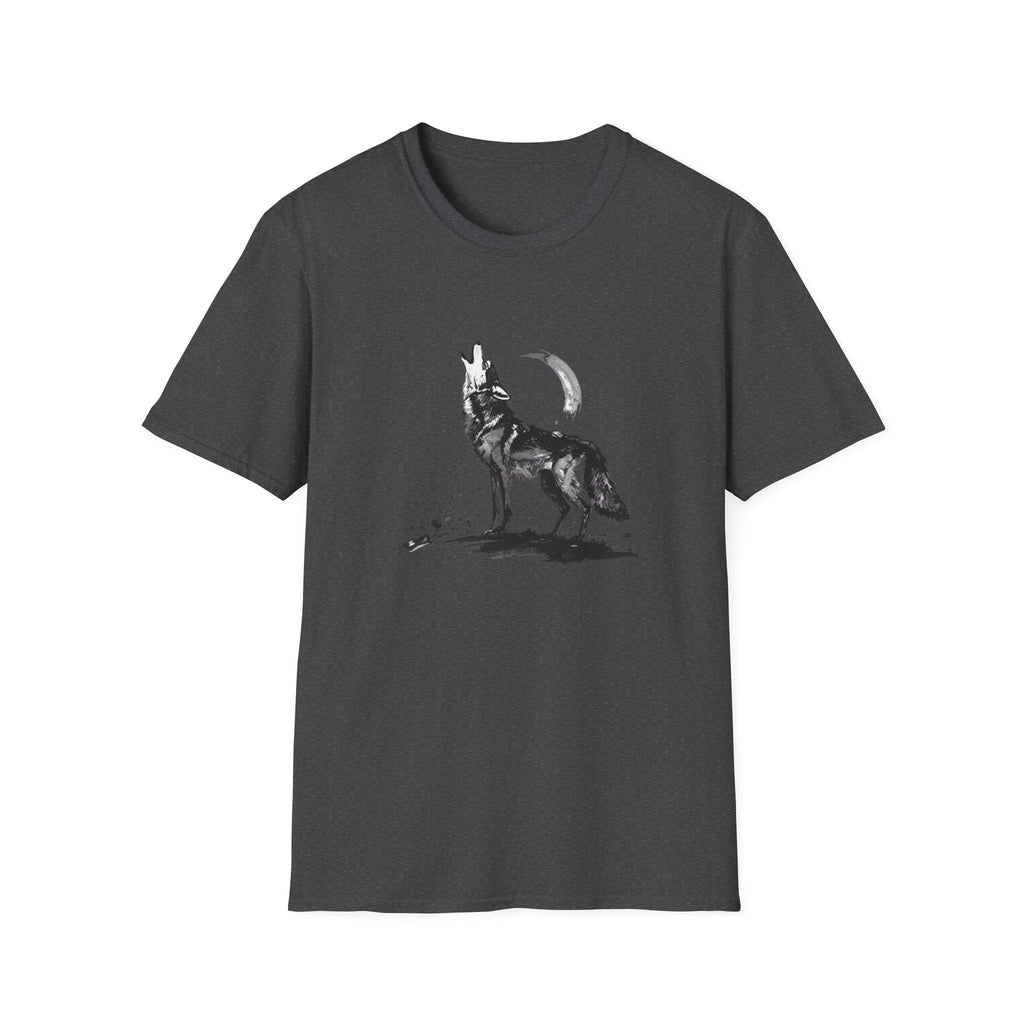 Howling Wolf Graphic T-Shirt — Moon & Wolf Artwork